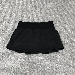 Lululemon Pace Rival Mid Rise Skirt 12” Black Size 2